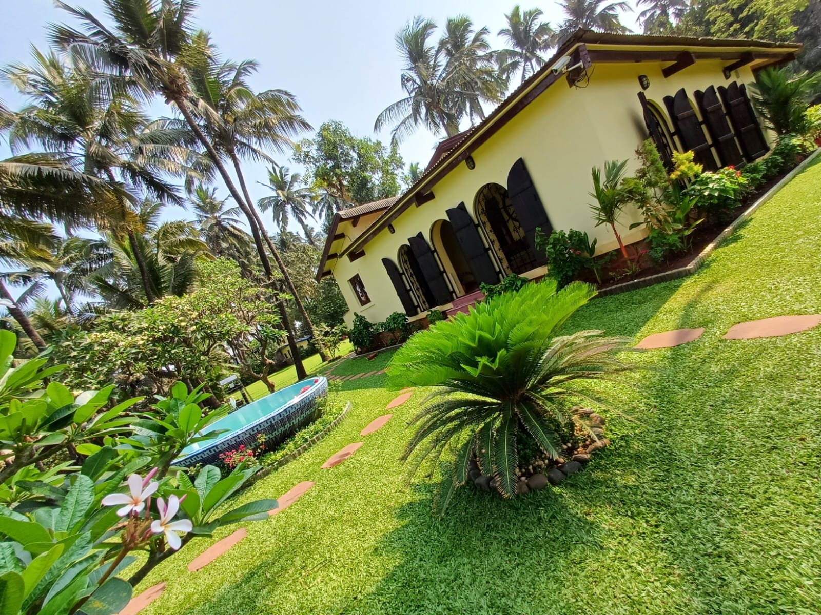 Farmhouse landscape garden development